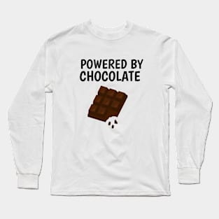 powered by chocolate Long Sleeve T-Shirt